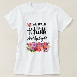 Camiseta Colorido Bouquet floral | Caminar Por La Fe