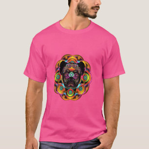 Camiseta Colorido Boxer Dog Raza Arte