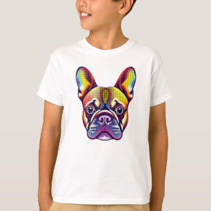 Camiseta Colorido Bulldog francés de Dot Art