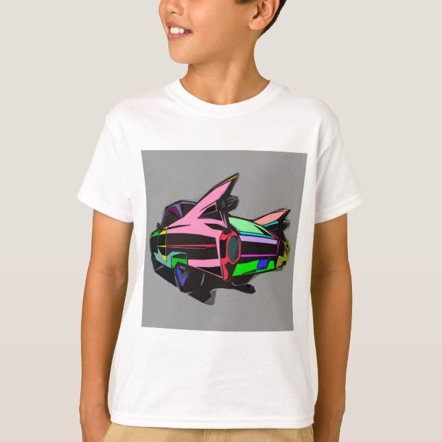 Camiseta Colorido cadillac (Anverso)