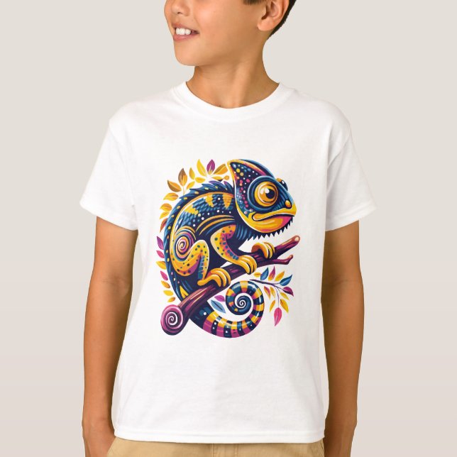 Camiseta Colorido Chameleon (Anverso)