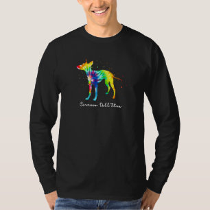 Camiseta Colorido Cirneco Dell Etna Dog Mom Cirneco Dell E