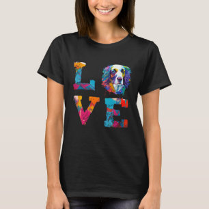 Camiseta Colorido color de agua pintura inglés Springer Spa