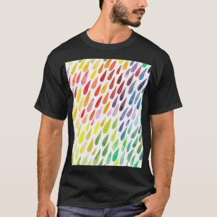 Camiseta Colorido conjunto de salpicaduras de acuarela