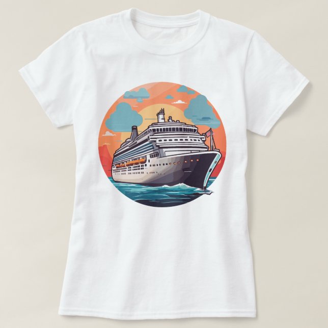 Camiseta Colorido crucero (Diseño del anverso)