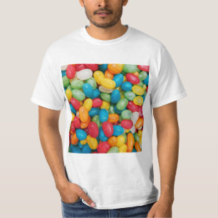Camiseta Colorido de los caramelos de Jelly Bean