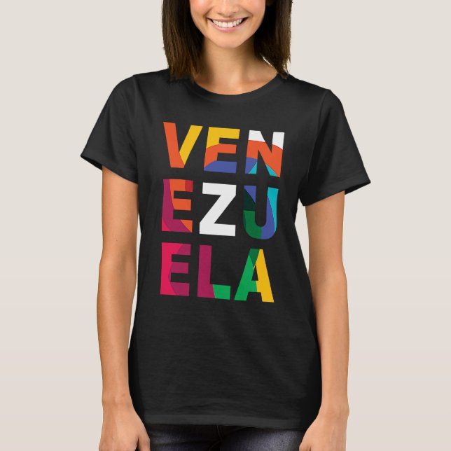 Camiseta Colorido de Venezuela (Anverso)
