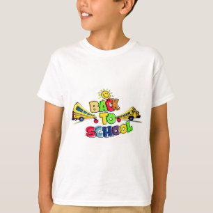 Camiseta Colorido de vuelta al diseño de Personalizados esc