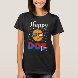 Camiseta Colorido Día feliz del Punto, regalos juveniles de