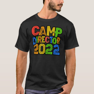Camiseta Colorido director del campamento infantil 2022