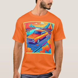 Camiseta Colorido diseño clásico del viaje