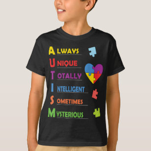 Camiseta Colorido diseño de ASD para los orgullosos padres 
