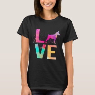 Camiseta Colorido Doberman Pinscher Dog Mom Doberman Pinsch