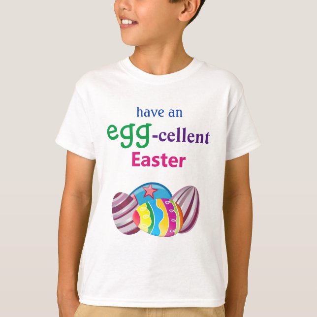 Camiseta Colorido EGGcellent Easter Egg T-Shirt (Anverso)