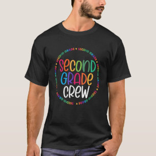 Camiseta Colorido equipo de segundo grado de regreso a la e