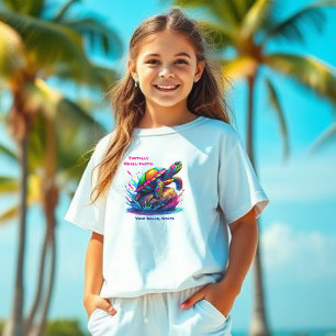 Camiseta Colorido Esplash de Tortuga-
