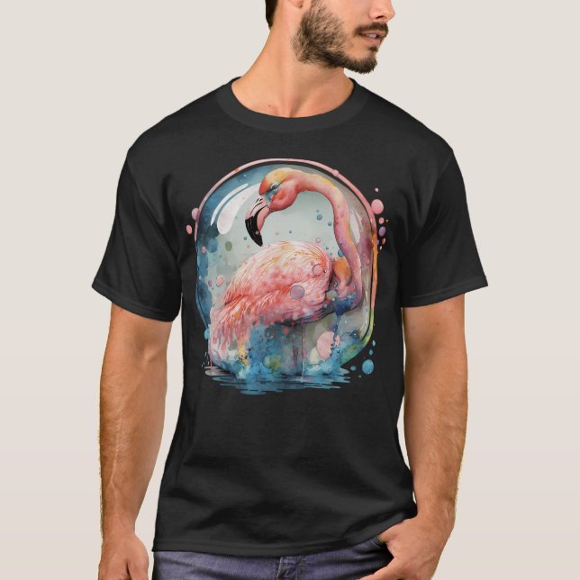 Camiseta Colorido Flamingo (Anverso)
