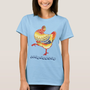 Camiseta Colorido Gallo de Granja Antiguo, Eggselente