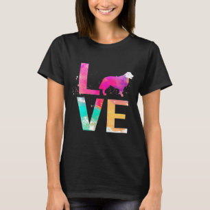 Camiseta Colorido Golden Retriever Dog Mom Golden Retriever