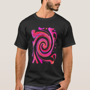 Camiseta Colorido Groovy Resumen Arte Remoto