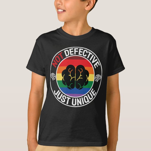 Camiseta Colorido Guay celebra la neurodiversidad diciendo (Anverso)