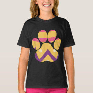 Camiseta Colorido Huevo Pascua Pascua Gracioso Perro Gato A