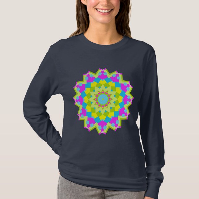 Camiseta Colorido Kaleidoscope 01 (Anverso)