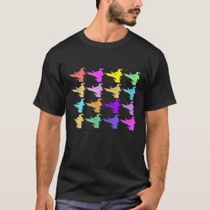 Camiseta Colorido Karate Tees Guay Cute Arts