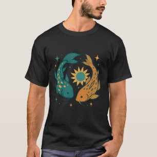 Camiseta Colorido Koi Unisex