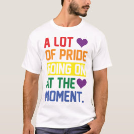 Camiseta Colorido LGBTQ+ Personalizado del orgullo arcoiris