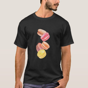 Camiseta Colorido Macarons Watercolor Art