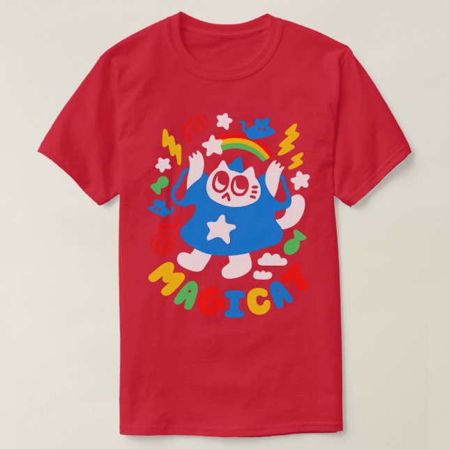Camiseta Colorido mágico (Diseño del anverso)