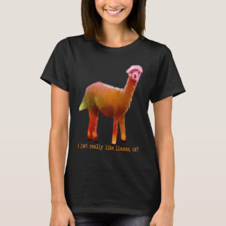 Camiseta Colorido, me gusta mucho el animal divertido de la