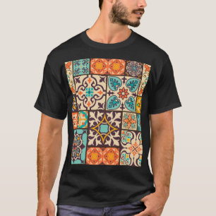 Camiseta Colorido mosaico de motivos islámicos