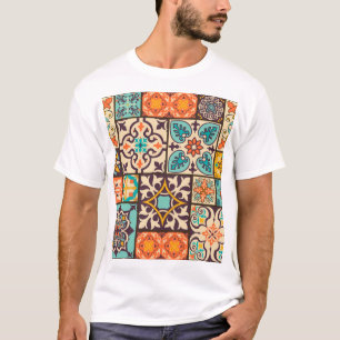 Camiseta Colorido mosaico de motivos islámicos