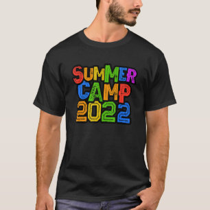 Camiseta Colorido niño Campamento de Verano 2022 Anfitrión