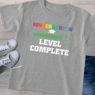 Camiseta Colorido "Nivel de guardería completado" de niño