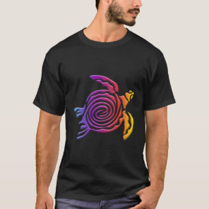 Camiseta Colorido océano de tortuga marina dulce