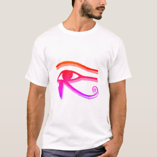 Camiseta Colorido Ojo De Símbolo Egipcio Horus Dibujo Tint
