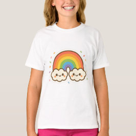 Camiseta Colorido orgullo arcoiris de Kawaii