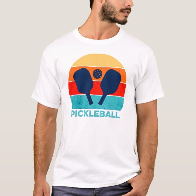 Camiseta Colorido pádel y bola de bolas (Anverso)