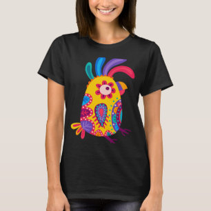 Camiseta Colorido papagayo・copete alebrije mexi
