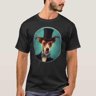 Camiseta Colorido perro griego italiano papá mamá mejor per