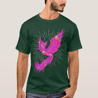 Camiseta Colorido PhoeniFire BirdFantasy Phoeni