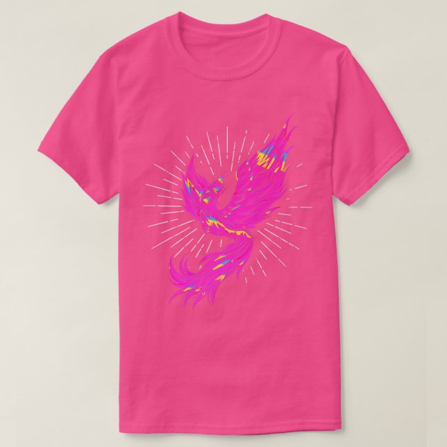 Camiseta Colorido PhoenixFire BirdFantasy Phoenix (Diseño del anverso)