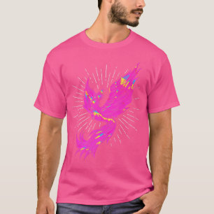 Camiseta Colorido PhoenixFire BirdFantasy Phoenix