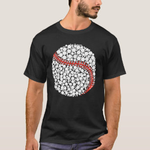 Camiseta Colorido Polka Dot Béisbol Lover International Do