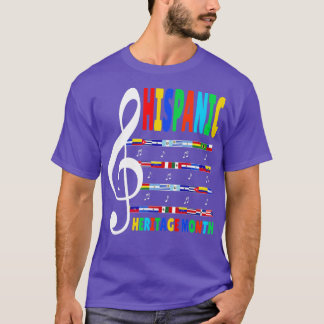Camiseta Colorido profesor de música niño Hispano Nacional