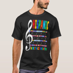 Camiseta Colorido profesor de música niño Hispano Nacional 