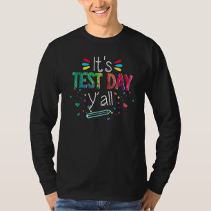 Camiseta Colorido profesor del día de prueba es el día de p